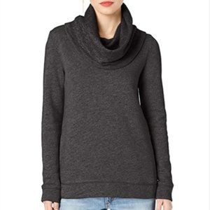 J. Crew Charcoal Cowl Neck/Funnel Neck Sweater XXS